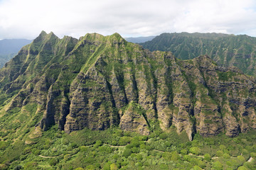 Mountains of Kualoa Ranch, Hawaii