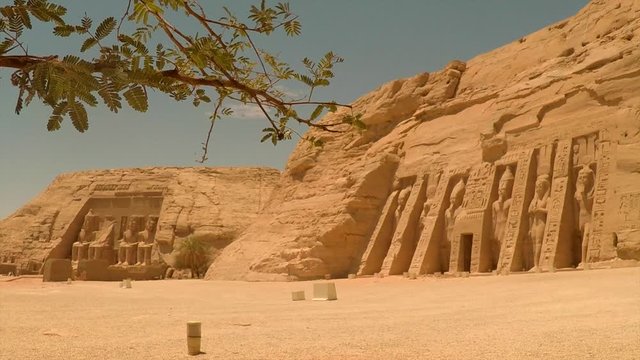 Panorama of Abu Simble Temple Complex