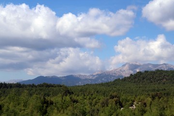 Obraz premium view of mountains