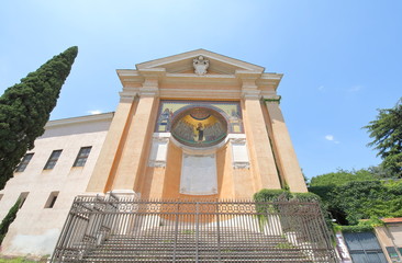 Fototapeta premium Triclinium Leoninum San Lorenzo in Palatio ad Sancta Sanctorum church Rome Italy