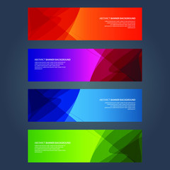 Fototapeta premium Vector Abstract design banner web template
