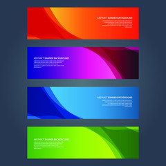 Vector Abstract design banner web template