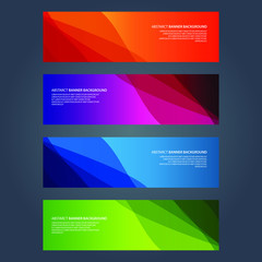 Fototapeta premium Vector Abstract design banner web template