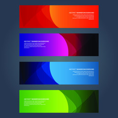 Vector Abstract design banner web template