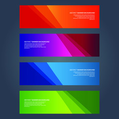 Fototapeta premium Vector Abstract design banner web template