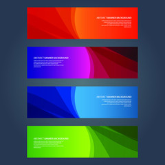 Vector Abstract design banner web template