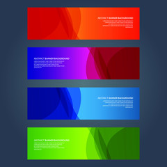 Fototapeta premium Vector Abstract design banner web template
