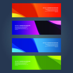 Fototapeta premium Vector Abstract design banner web template