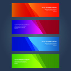 Vector Abstract design banner web template