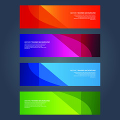 Fototapeta premium Vector Abstract design banner web template