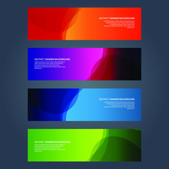 Vector Abstract design banner web template