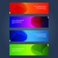 Vector Abstract design banner web template