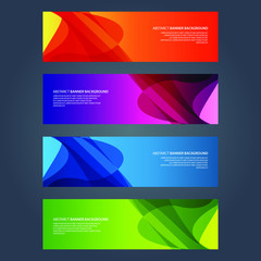 Fototapeta premium Vector Abstract design banner web template