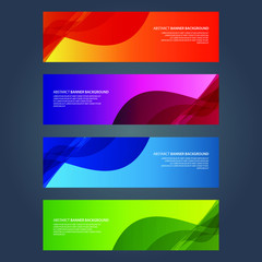 Vector Abstract design banner web template