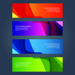 Vector Abstract design banner web template
