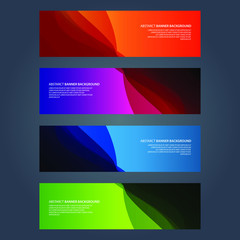 Vector Abstract design banner web template
