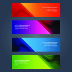 Vector Abstract design banner web template
