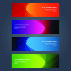 Fototapeta premium Vector Abstract design banner web template