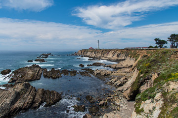 Coastal views of Point Arena in Northern California