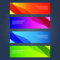 Vector Abstract design banner web template