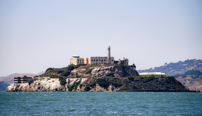 Fototapeta na wymiar Alcatraz Island San Francisco California