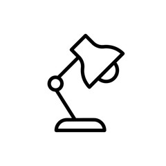 Desk lamp icon Vector