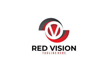 vision logo icon vector isolated