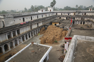 インド、ブッダガヤ、マハラジャの宮殿跡