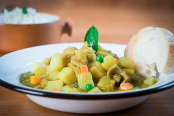  Cau cau potato peruvian recipe with chiken or Cow Meal