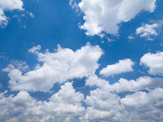 東京の青空と雲