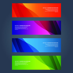 Vector Abstract design banner web template