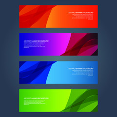 Fototapeta premium Vector Abstract design banner web template