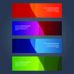 Vector Abstract design banner web template