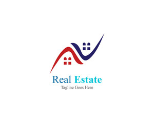 Real estate property logo design for business