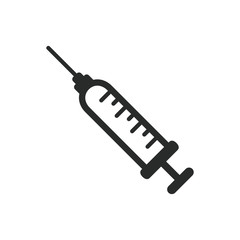 syringe, injection icon vector design illustration