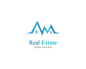 Real estate property logo design for business