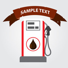 Filling station icon.
