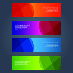 Vector Abstract design banner web template