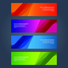 Vector Abstract design banner web template