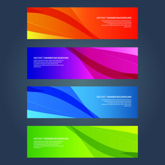 Vector Abstract design banner web template