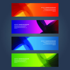 Vector Abstract design banner web template