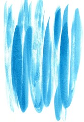 white light and dark blue winter texture and background  with big lines drawn by watercolor paints