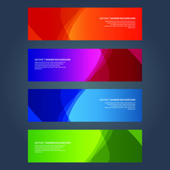 Vector Abstract design banner web template