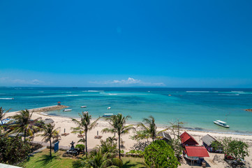 Aerial View of An Empty Beach