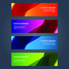 Vector Abstract design banner web template