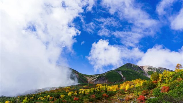 信州の紅葉　乗鞍岳　乗鞍エコーライン	