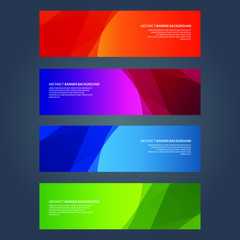 Vector Abstract design banner web template