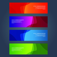 Fototapeta premium Vector Abstract design banner web template