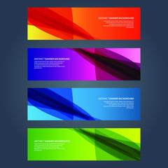 Fototapeta premium Vector Abstract design banner web template