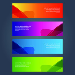 Vector Abstract design banner web template